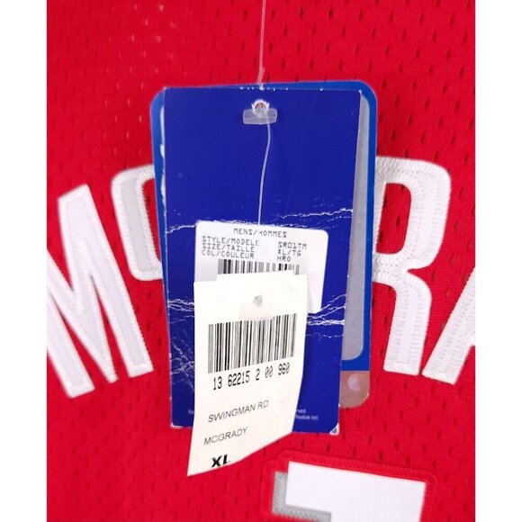 NBA Reebok Houston Rockets Tracy McGrady #1 Swingman Jersey XL Red Sewn NWT - Picture 9 of 13
